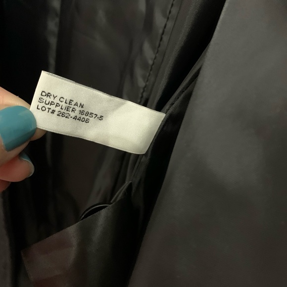 Liz Claiborne Wool Blend Trench Coat - Picture 7 of 14